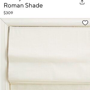 OpenBox Pottery Barn Emery Linen Blackout Shade 26 x 64